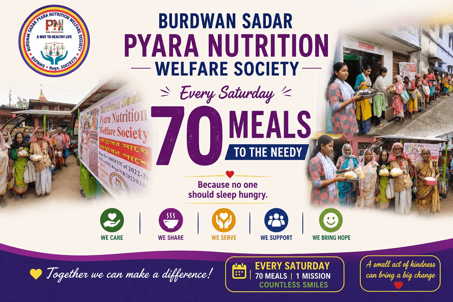 Help Us Feed Hope Every Saturday