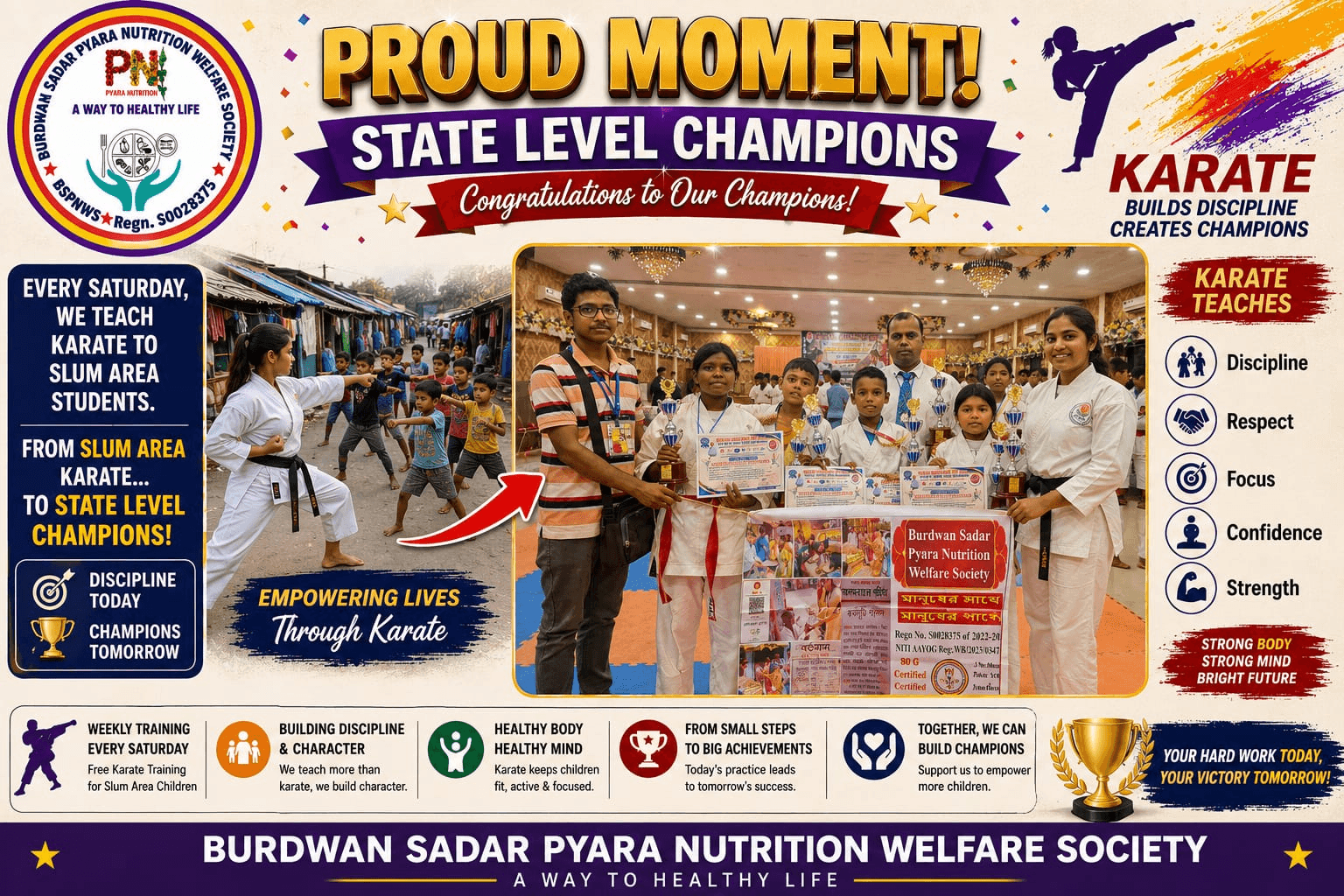From Slum Streets to State Champions — Help Us Build More Success Stories